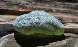 HUGE,  RARE OLIVE GREEN SEAGLASS BOULDER - LIKE FROM SEA OF JAPAN,  RUSSIA 6