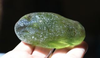 HUGE,  RARE OLIVE GREEN SEAGLASS BOULDER - LIKE FROM SEA OF JAPAN,  RUSSIA 8