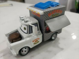 Disney Pixar Cars Exclusive Taco Truck Mater Diecast Rare