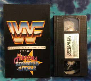 Wwf Best Of Heroes Of The Squared Circle Vhs Tape Rare Macho Man