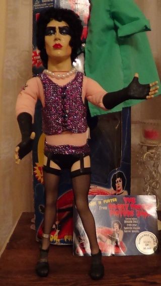 ROCKY HORROR PICTURE SHOW RARE FRANK N FURTER MUSICAL DOLL 16 INCHES 3