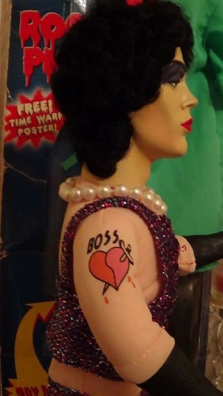 ROCKY HORROR PICTURE SHOW RARE FRANK N FURTER MUSICAL DOLL 16 INCHES 5