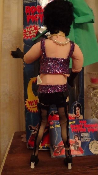 ROCKY HORROR PICTURE SHOW RARE FRANK N FURTER MUSICAL DOLL 16 INCHES 6