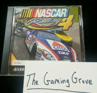 Nascar Racing 4 (pc,  2001) Rare Complete Jewel Case