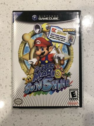 Mario Sunshine Complete Cib Rare Kmart Special