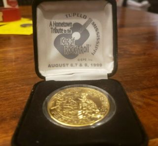 Rare 1999 Elvis Presley Commemorative Medallion/coin