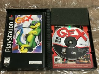 Gex Rare Long Box Cib (sony Playstation 1,  1996)
