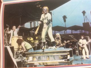 Elton John Tour programs 1976 & 1980,  Plus Rare EJ Lapel Pin and Button 3