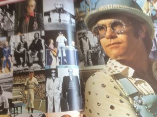Elton John Tour programs 1976 & 1980,  Plus Rare EJ Lapel Pin and Button 4