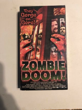 Zombie Doom Vhs Shock O Rama Pictures Rare Oop Andreas Schnaas