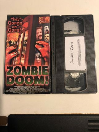 Zombie Doom VHS Shock O Rama Pictures Rare OOP Andreas Schnaas 6