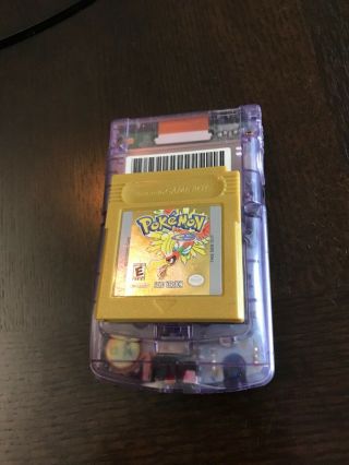 Nintendo Game Boy Color - Atomic Purple With Pokémon Gold Rare