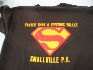 Smallville Superman Tom Welling 2011 Film Crew M T - Shirt Rare