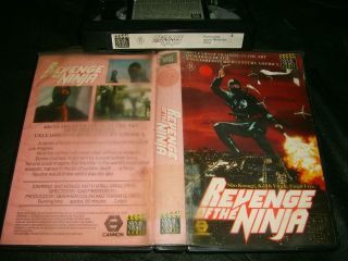 Vhs Revenge Of The Ninja 1983 Pre Cert Rare Cannon/syme 1st Issue Martial Arts
