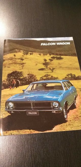 Ford Xb Falcon Wagon Brochure Rare Includes Falcon 500,  Gs & Fairmont