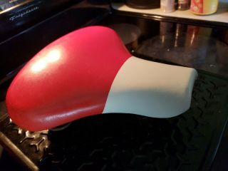 Rare hard to find Vintage PERSONS Saddle Bicycle Permaco 715 Seat Red W/ White 7