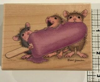 Stampabilities,  House Mouse,  Brain Freeze,  2007,  Rare Rubber Stamp