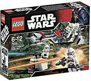 Lego Star Wars Clone Trooper Battle Pack Set 7655 Rare Shock Trooper Minifig
