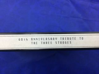 Vhs Tape 60th Anniversary Of The 3 Stooges Rare Footage And Color Footage