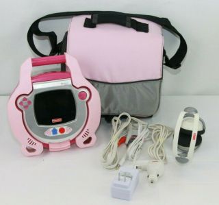 Fisher Price Kid Tough Pink Portable Dvd Player - Rare Only