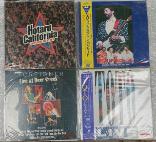 Joblot - Mixed Rare Authentic Japanese Lazer Discs (live Western Artists) X17