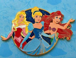 Disney Pin Golden Magic Rare Artist Proof Princesses Aurora Ariel Cinderella