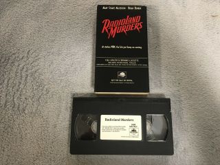 Radioland Murders (1994) - Vhs Tape - Comedy - Ned Beatty - Demo / Screener - Rare