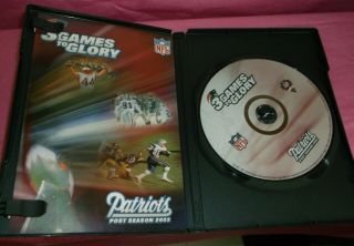 3 Games To Glory (2002) NFL England Patriots Bowl 36 (RARE OOP DVD) 3