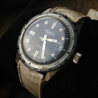 Rare Vintage 1960s Trafalgar 17 Jewels Divers Watch - Repairs