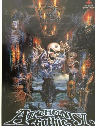 ALCHEMY GOTHIC,  THE CALL OF SPECTRAL DELIGHTS,  RARE AUTHENTIC 1997 POSTER 2
