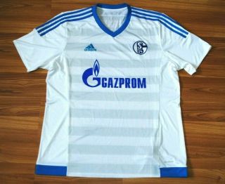 Fc Schalke 04 Away Football Shirt 2016 - 2017 Jersey Trikot Adidas Size Xl Rare