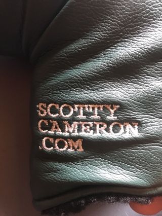 Scotty Cameron Titleist Rare Green Putter Cover Williamsburg Country Club Am&e