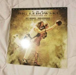 The Big Lebowski Widescreen Laserdisc Very Rare Jeff Bridges,  John Goodman