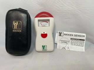 Nikken Magnetic Field Sensor Rarely With Case & Instructions | & Euc