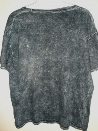Rare,  GUNS N ROSES,  Bravado Black Acid Wash T - Shirt - Size: Mens Large. 2