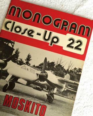 Moskito Monogram Close - Up 22 Luftwaffe Ta - 154 Night Fighter Rare Reference Book