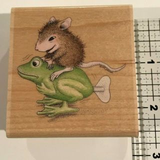 Stampabilities,  House Mouse,  Giddyup,  1992,  Rare Rubber Stamp