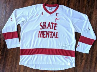 Rare Nike Sb Skateboarding Skate Mental Jersey Hockey Classic Shirt Top Men’s Xl