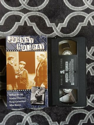 Johnny Holiday Vhs 1949 B&w Rare Not On Dvd - William Bendix Stanley Clements
