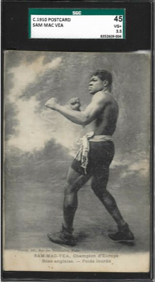 Sam Mac Vea Mcvey Rare 1910 Champion D 