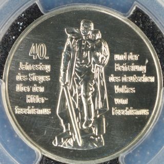 10 Mark 1985 - A Pcgs Ms70 East Germany Gdr Liberation Rare
