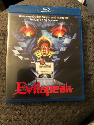 Evilspeak Horror Rare Blu - Ray Like Slasher Scream Factory,  Code Red
