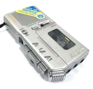 Sony M - 830v Micro - Cassette Handheld Recorder.  W/ Auto Reverse & Cue - Rare B27