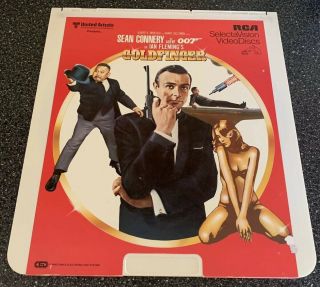 Vintage James Bond: Goldfinger Movie Ced Selectavision Video Disc Rare