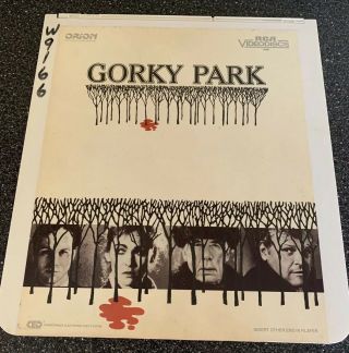 Vintage Gorky Park Movie Ced Selectavision Video Disc Rare Lee Marvin