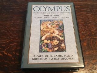 Rare Vintage 1991 Olympus Tarot Cards Deck Boxed Set Murry Hope