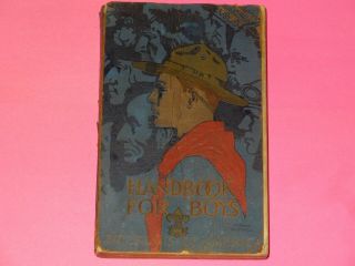 Vintage & Rare November 1928 Bsa Handbook For Boys 7th Printing