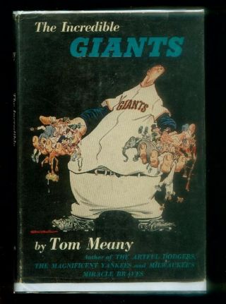 1955 York Giants Baseball Team Rare Book Meany On 1954 Season 1st Ed.  W Dj