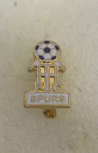 Very Rare & Old Tottenham Girl Supporter Enamel Badge - Th Spurs Design