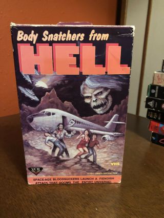 Body Snatchers From Hell Horror Vhs Big Box Rare Sci Fi Weird
